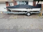 BEMASTER 17 FT JOHNSON GT 150 V6 VLEMMIX 1350 TRAILER GEREMD, Ophalen, Binnenboordmotor, 200 pk of meer, 3 tot 6 meter