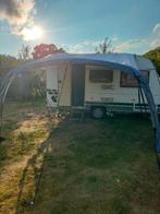 Chateau Caratt 390 TZD uit 2001 evt. met stalling, Caravans en Kamperen, Chateau, Schokbreker, Omvormbare zithoek, Treinzit