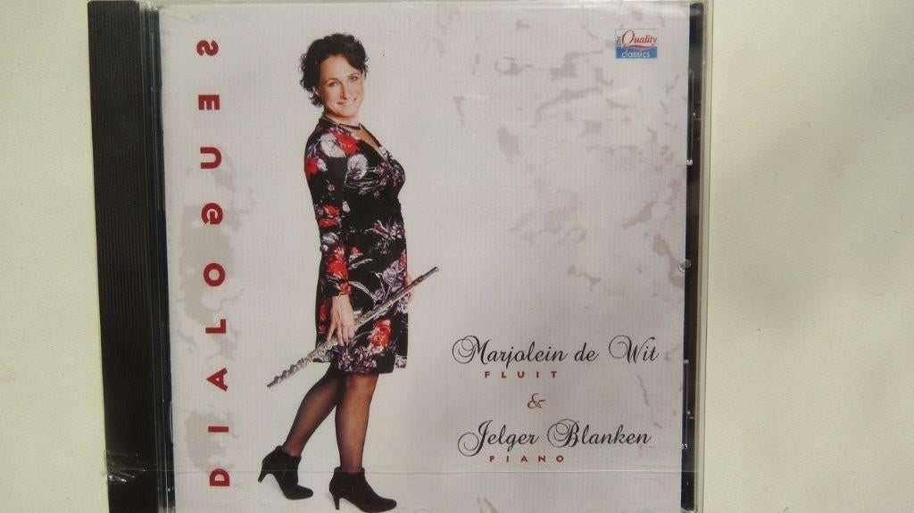 Cd: Dialogues, fluit en piano, Marjolein de Wit en Jelger, Ophalen of Verzenden, Classicisme, Nieuw in verpakking, Kamermuziek
