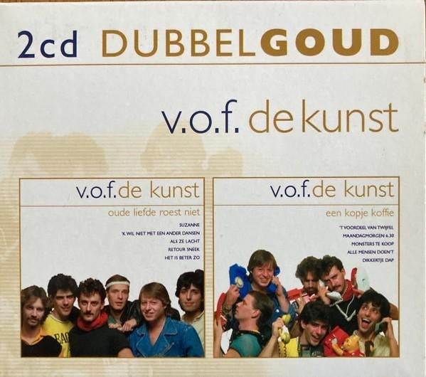 VOF DE KUNST 2 CD DUBEEL GOUD het beste van SUZANNE + KOFFIE, Ophalen of Verzenden, Zo goed als nieuw, Levenslied of Smartlap
