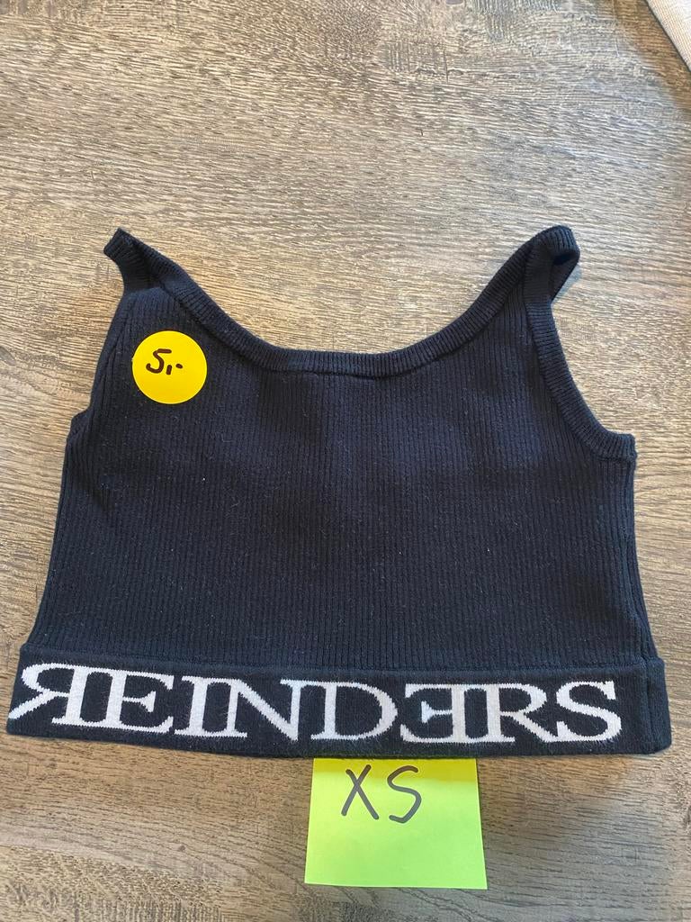Reinders top maat XS, Zwart, Ophalen of Verzenden, Zo goed als nieuw, Zonder mouw