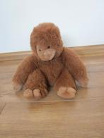Hema bruin langharig zacht pluche aap knuffel kunststof ogen, Kinderen en Baby's, Speelgoed | Knuffels en Pluche, Ophalen of Verzenden