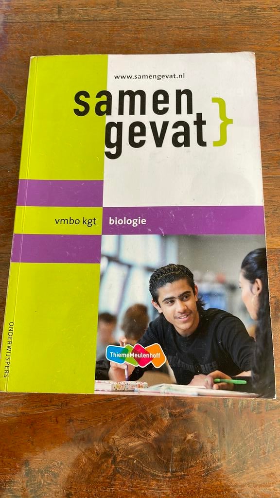 Samen gevat biologie vmbo kgt., Boeken, Ophalen of Verzenden, Zo goed als nieuw, VMBO, Biologie