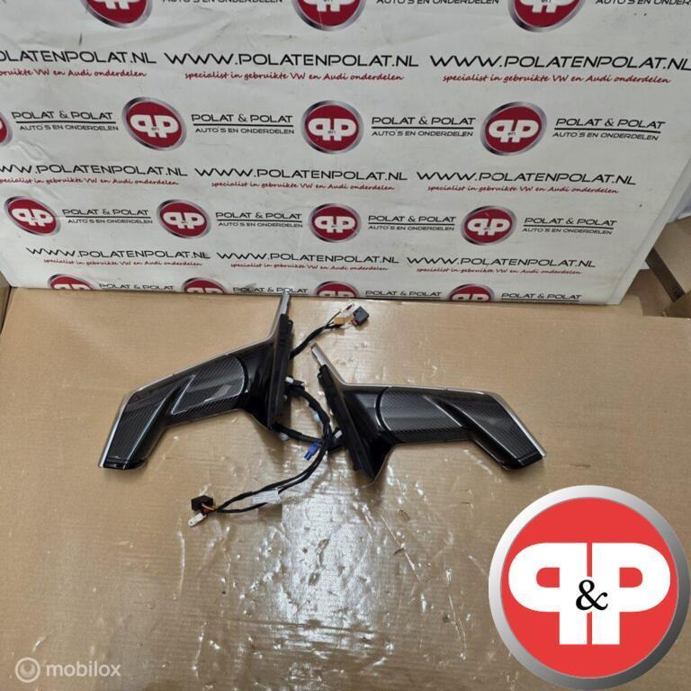 E-tron digital buiten spiegels carbon, Auto-onderdelen, Spiegels