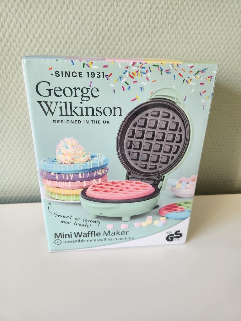 George Wilkinson Mini Wafelijzer - mintgroen, Ophalen of Verzenden, Nieuw