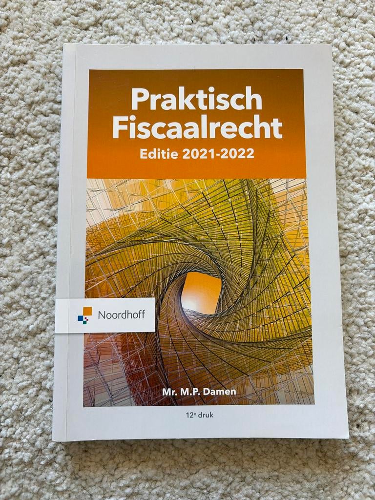 Praktisch Fiscaalrecht Editie 2021-2022 - Nieuwstaat, Boeken, Studieboeken en Cursussen, Ophalen of Verzenden, Gamma, Nieuw, HBO
