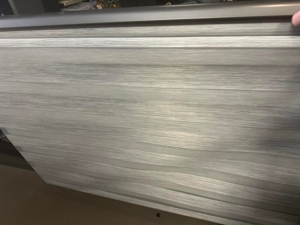 Nieuw rolgordijn grijs  275x152 cm, Nieuw, Ophalen of Verzenden, 200 cm of meer, Grijs