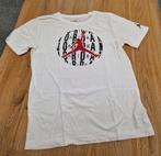 Jordan T-shirt wit met rood/zwart logo, Ophalen of Verzenden, Zo goed als nieuw, Jordan, Jongen of Meisje