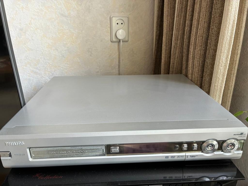 Philips DVD recorder met harde schijf DVDR725H Matchline, Ophalen, Philips, Gebruikt, Met harddisk