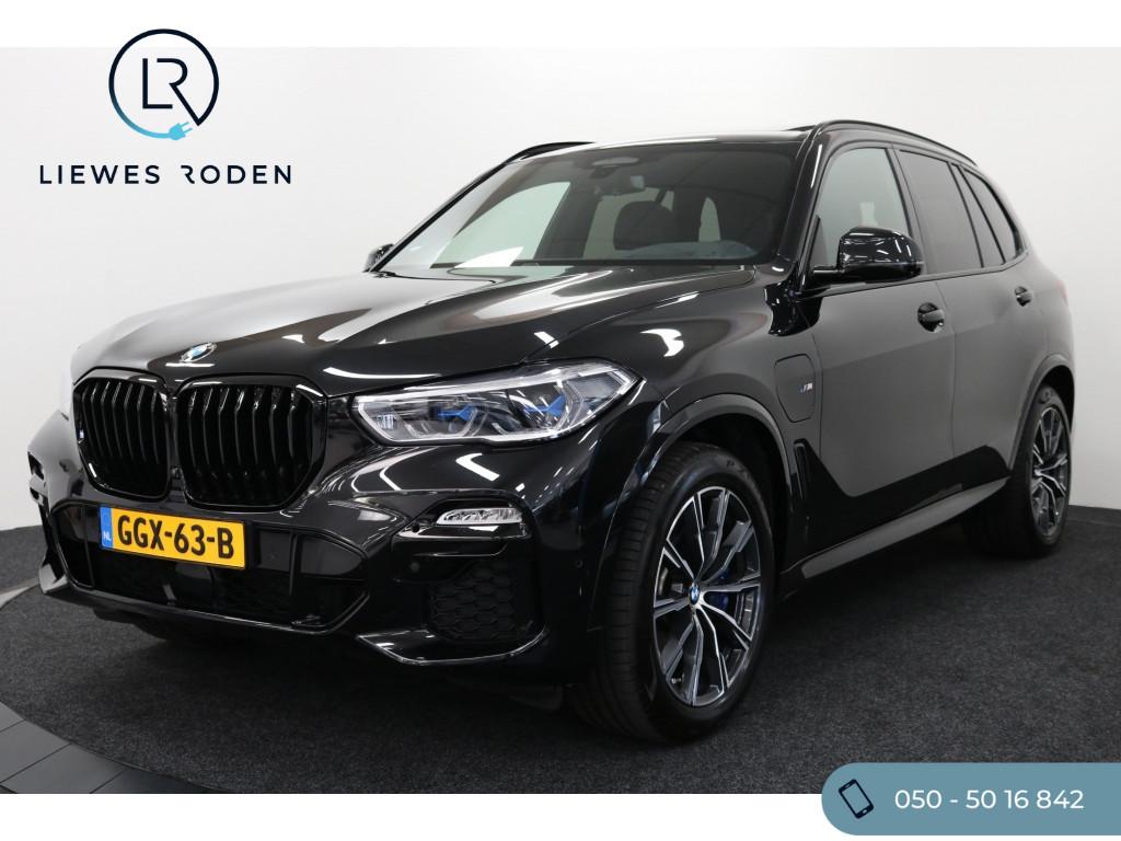 BMW X5 xDrive45e High Executive M-Sport (bj 2021, automaat), Auto's, BMW, Gebruikt, 48 km/l, Zwart, Hybride Elektrisch/Benzine