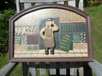 houten pubbord groenteman, Ophalen of Verzenden, Zo goed als nieuw, Reclamebord
