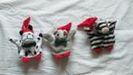 3 Kerst-vinger-knuffels, hier kan  kind haar hand in steken, Kinderen en Baby's, Speelgoed | Knuffels en Pluche, Ophalen of Verzenden