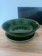 Vintage fruittestje/uitlekschaaltje groen, Antiek en Kunst, Ophalen of Verzenden