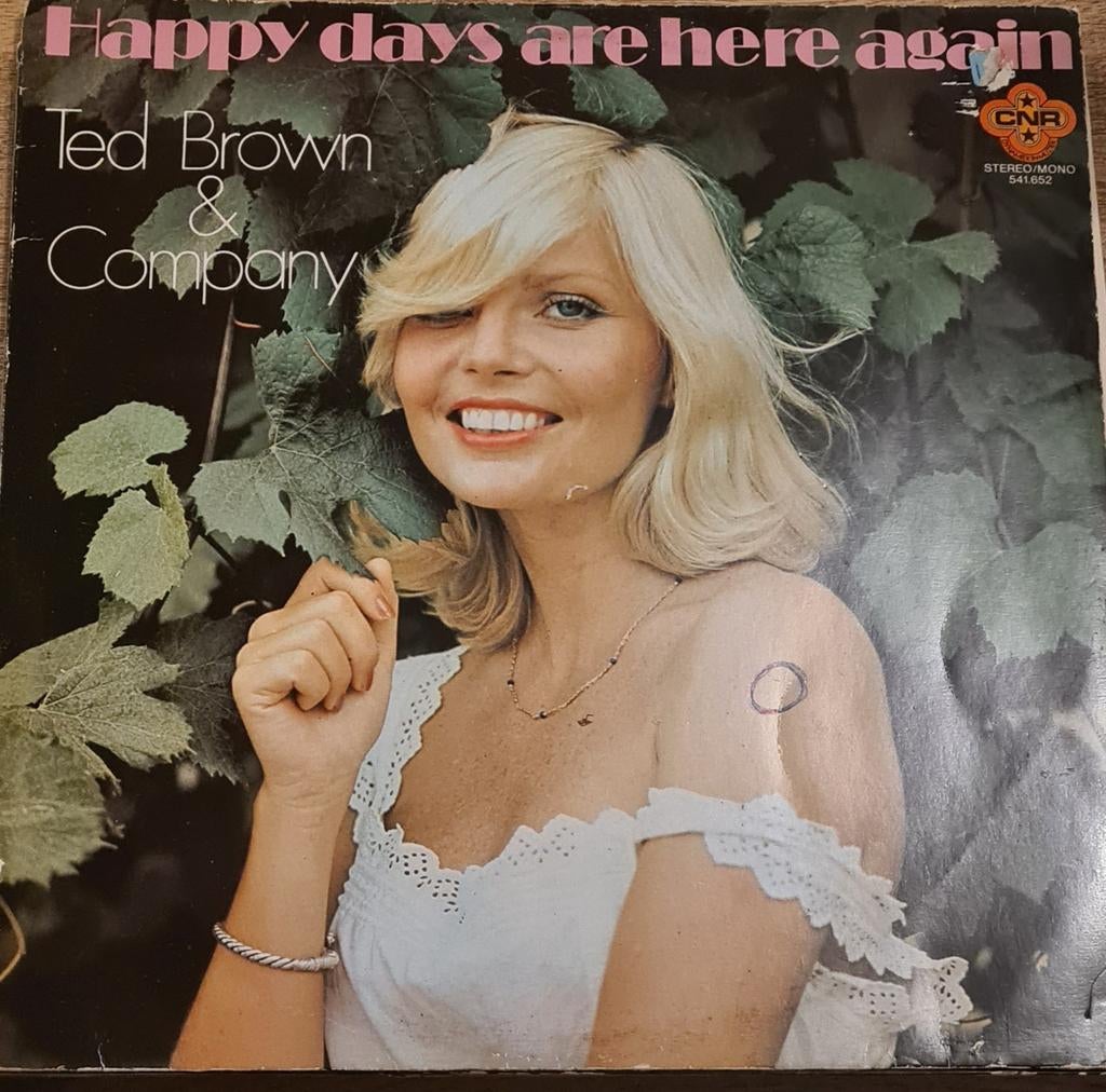 Ted Brown & Company - Happy Days Are Here Again LP, Cd's en Dvd's, Vinyl | Pop, Ophalen of Verzenden, 1970 - 1979, Gebruikt, 12 inch