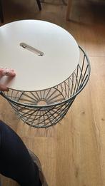 Gratis vandaag ophalen bijzettafel / opbergmand, Ophalen, Gebruikt, 50 tot 100 cm, Rond