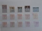 15 Oude Klassieke Postzegels België Postfris, Ophalen, Postfris, Frankeerzegel