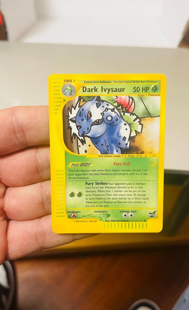 Dark Ivysaur 6 Best of the Game Pokemon, Verzenden, Zo goed als nieuw, Losse kaart, Foil