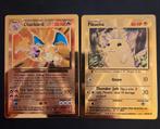 Charizard & Pikachu Gold Metal 25th Celebrations, Hobby en Vrije tijd, Verzamelkaartspellen | Pokémon, Ophalen of Verzenden, Zo goed als nieuw