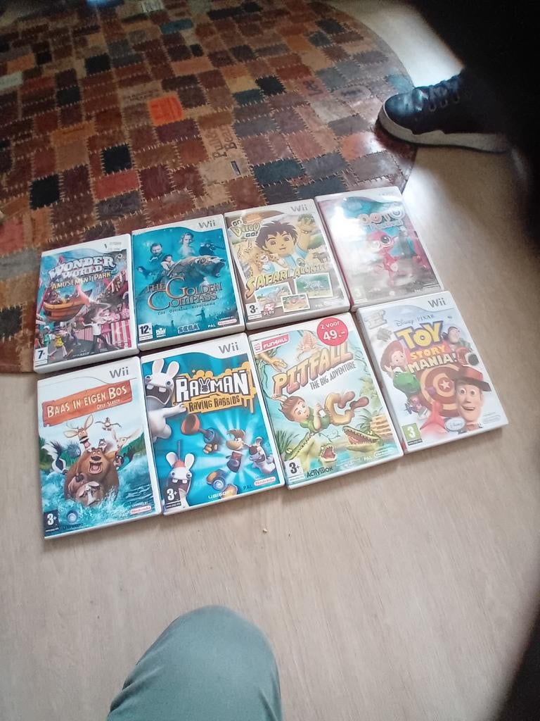 Wii spellen voor kinderen - Groot pakket (8 stuks), Spelcomputers en Games, Games | Nintendo Wii, Avontuur en Actie, Gebruikt