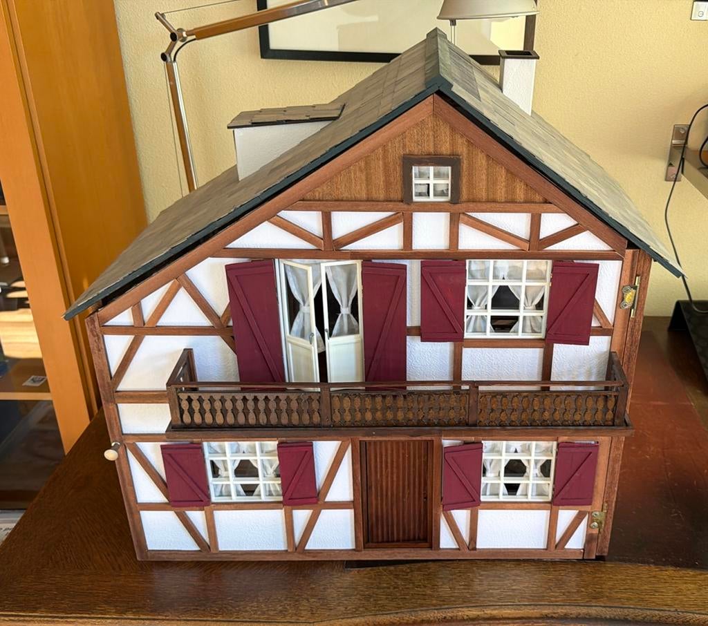 Poppenhuis 2 stuks, Kinderen en Baby's, Speelgoed | Poppenhuizen, Ophalen, Gebruikt, Poppenhuis