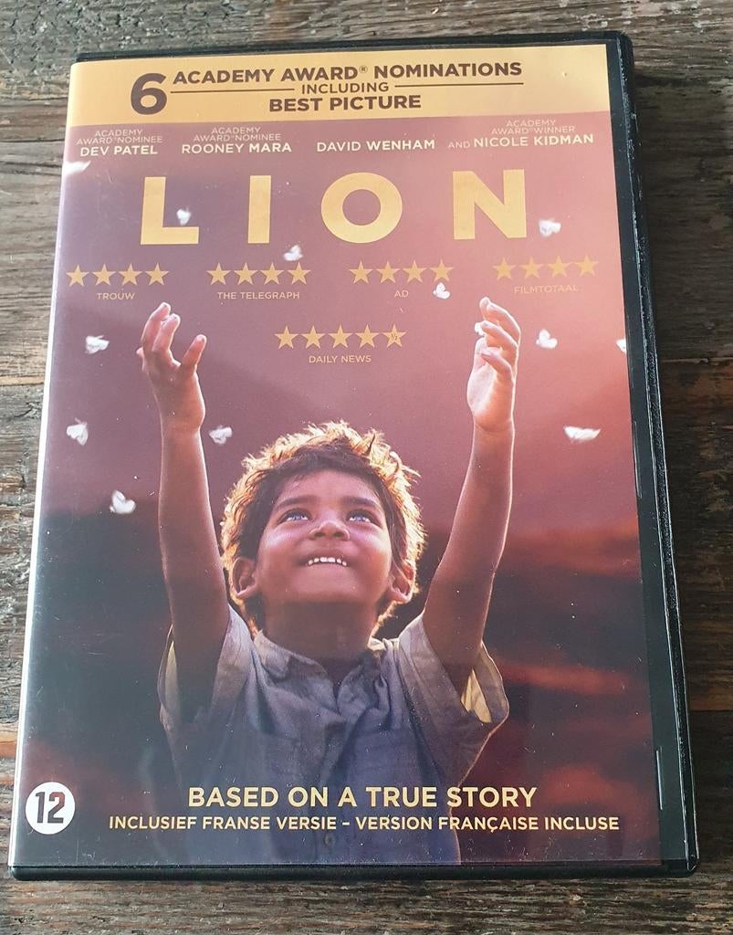 Lion DVD - Waargebeurd drama over zoektocht naar familie, Cd's en Dvd's, Dvd's | Drama, Vanaf 12 jaar, Ophalen of Verzenden, Zo goed als nieuw