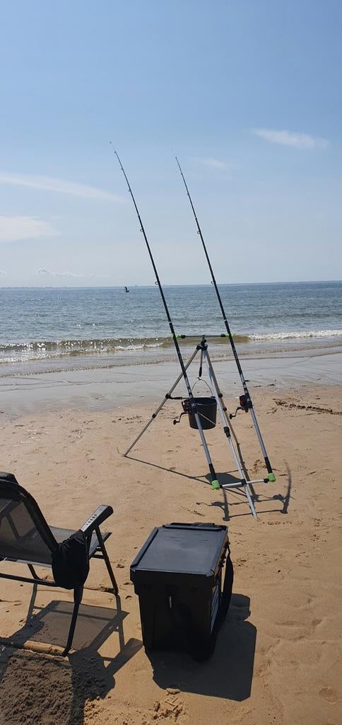 Complete Strandvis Set: Shakespeare Hengels, Molens, Ophalen of Verzenden, Gebruikt, Complete set