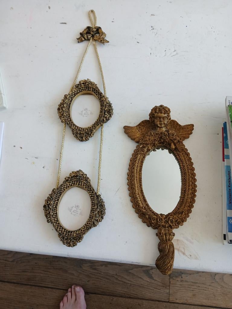 Mooie lijsten met spiegel, Ophalen of Verzenden, Hout, Minder dan 50 cm, Minder dan 50 cm