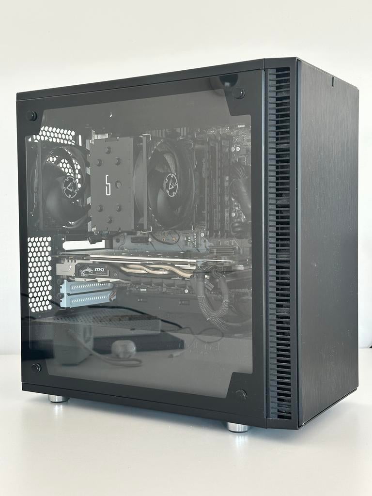 Gaming PC - GTX 1070, Ryzen 5 2600, 16GB RAM, 500GB SSD, Ophalen, Gebruikt, Gaming, SSD