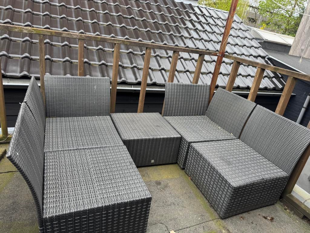 Loungeset - GRATIS OPHALEN, Tuin en Terras, Ophalen, Gebruikt, Kunststof, Loungeset