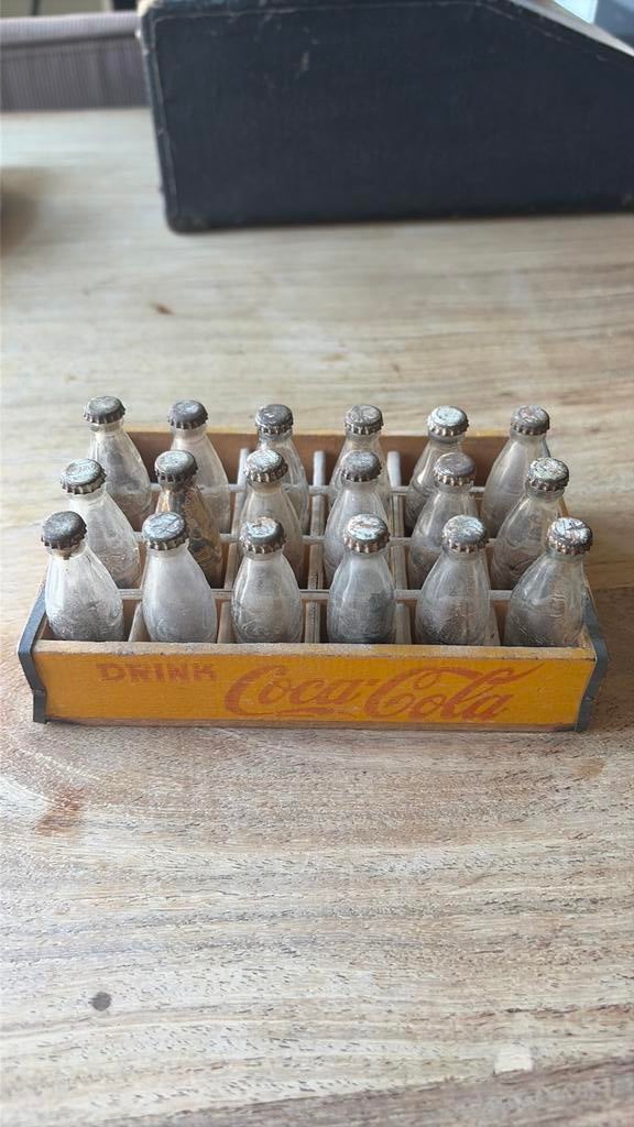 Coca cola miniatuur set, Ophalen of Verzenden