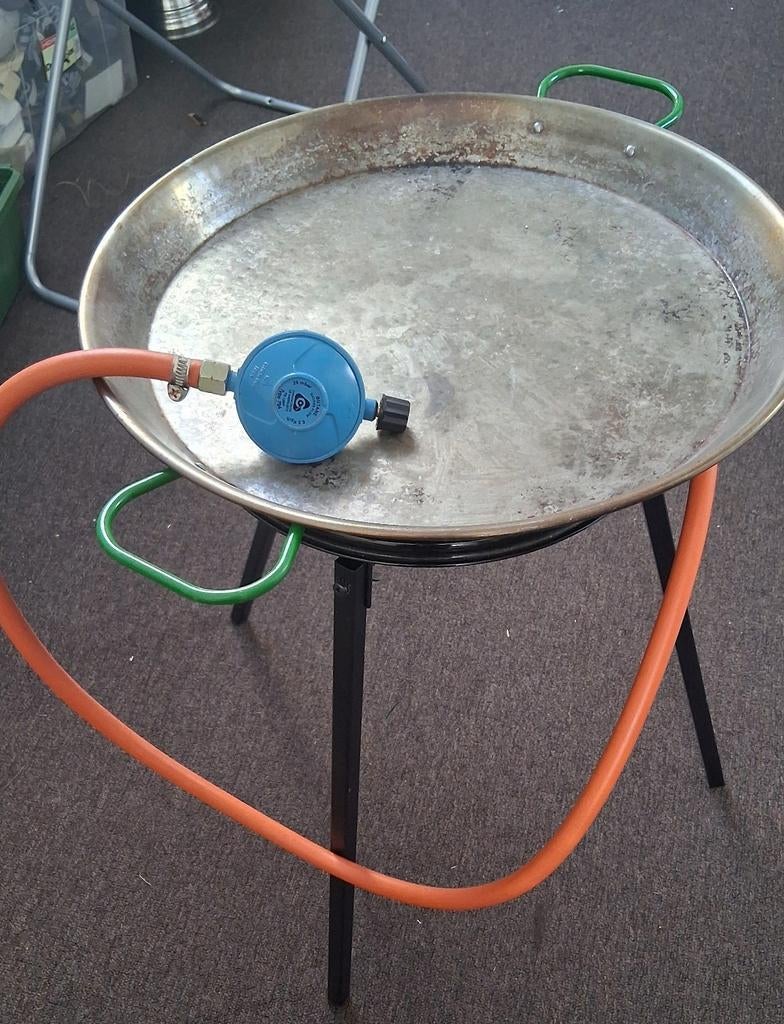 Gas bakplaat, Ophalen