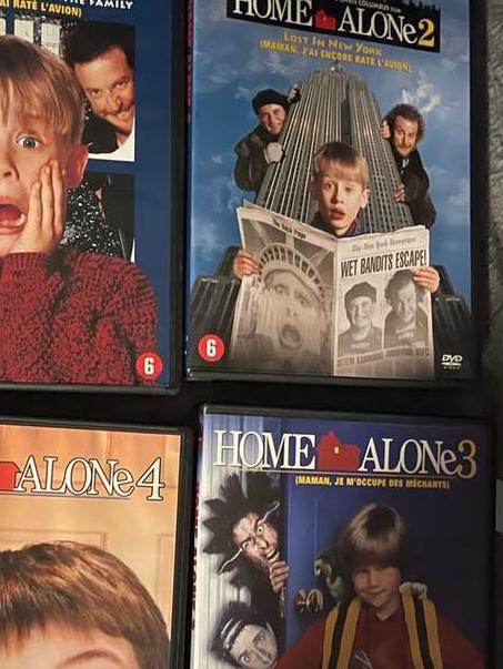 Home Alone 2, 3 en 4 DVD's, Vanaf 6 jaar, Ophalen of Verzenden, Gebruikt