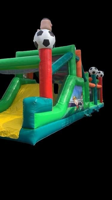 Te koop mooie nieuwe stormbaan voetbal 14x3,8 meter, Hobby en Vrije tijd, Feestartikelen | Verhuur, Ophalen of Verzenden, Nieuw