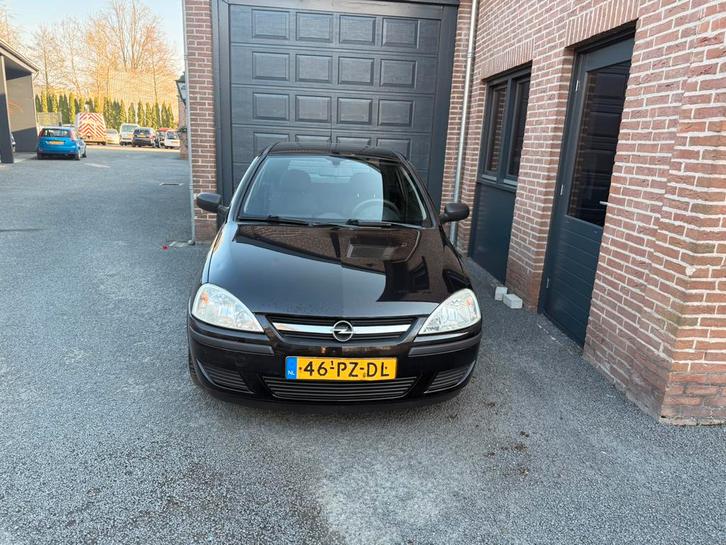 Opel Corsa 1.2 16V Twinport 3D 2005 Zwart, Auto's, Opel, Bedrijf, Corsa, Benzine, B, Hatchback, Handgeschakeld, Origineel Nederlands