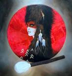 OVERGEDRAGEN Sjamanendrum Koe 35 cm, Ophalen of Verzenden, Melodische percussie