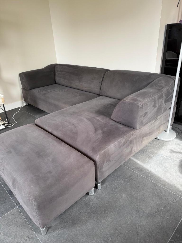 Leolux Faya Lobi Bankstel, Ophalen, 250 tot 300 cm, Gebruikt, 100 tot 125 cm