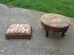 antieke voeten bankjes, Huis en Inrichting, Krukjes, Ophalen of Verzenden, Gebruikt, Hout