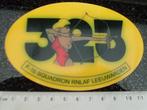 sticker squadron 323 F-16 rnlaf leeuwarden boogschutter babe, Verzenden, Zo goed als nieuw, Bedrijf of Vereniging