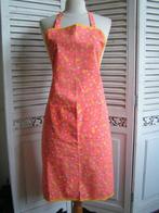 vintage oranje schort nr SS 1164, Verzenden, Zo goed als nieuw, Oranje