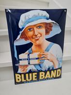 Emaille bord blue band nieuw, Ophalen of Verzenden, Nieuw, Reclamebord