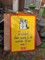 24x emaille reclamebord, Verzamelen, Ophalen of Verzenden, Gebruikt, Reclamebord