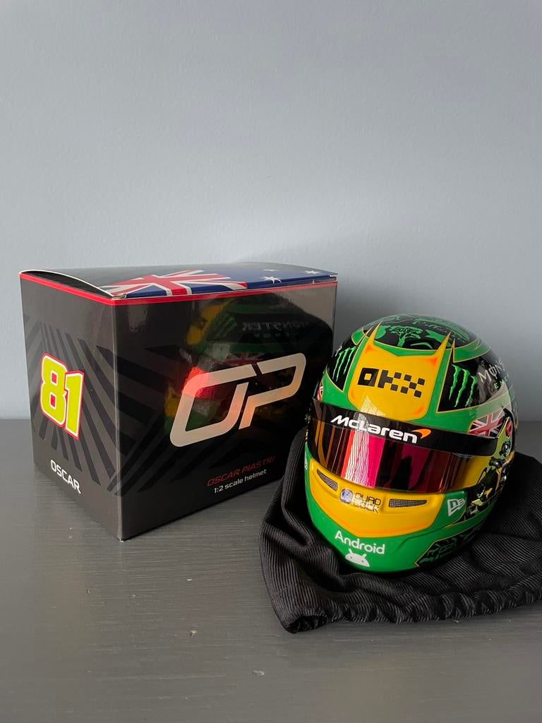 Oscar Piastri helm 1:2 Australië 2025, Ophalen of Verzenden, Nieuw, Formule 1