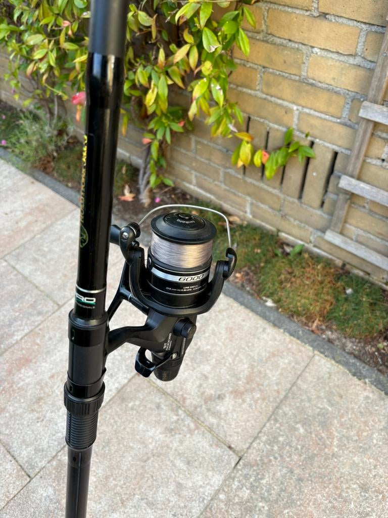 Shimano Baitrunner 6000 + C-Tec Evolution 3.30m 2.5lbs, Watersport en Boten, Hengelsport | Karpervissen, Ophalen, Zo goed als nieuw