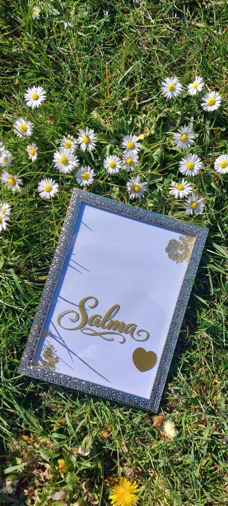 Gepersonaliseerd naamframe – uniek cadeau op maat, Huis en Inrichting, Minder dan 50 cm, Nieuw, Ophalen of Verzenden, Minder dan 50 cm