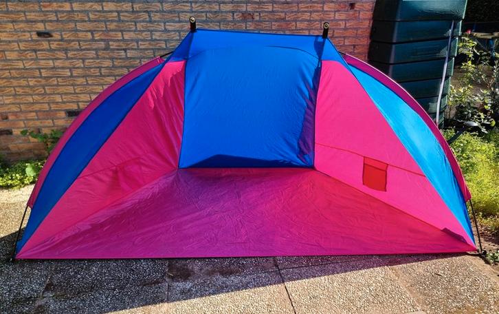 Strandtent, Caravans en Kamperen, Windschermen, Gebruikt, Ophalen