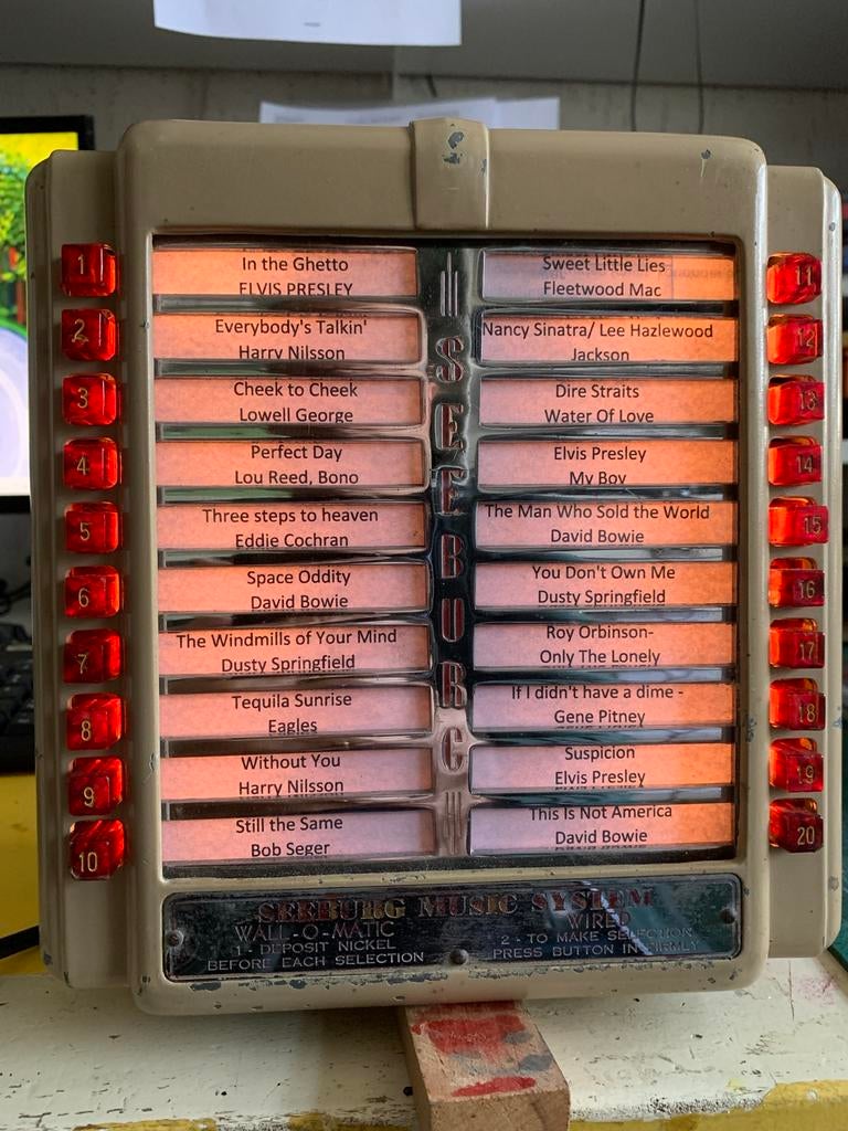 Seeburg Wallbox 1946, Ophalen of Verzenden, Gebruikt, 1950 tot 1960, Seeburg