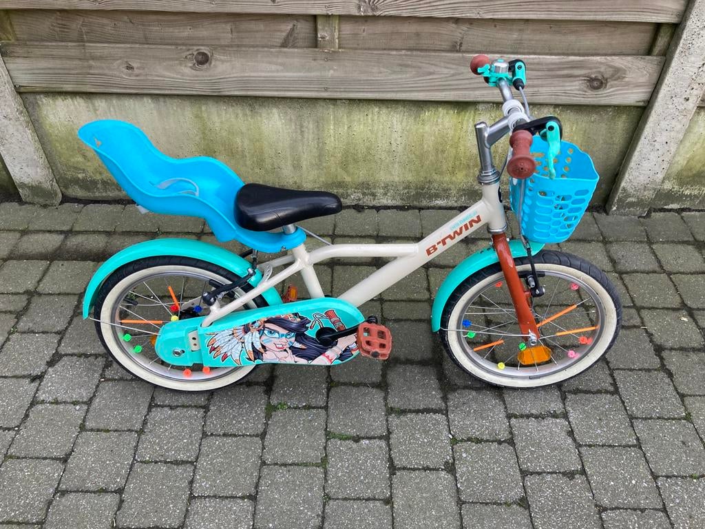 Kinderfiets 16 inch 4 - 6 jaar, Ophalen, Gebruikt, 16 tot 20 inch