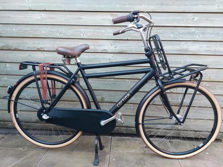 Cortina U4 Herenfiets Zwart 28Inch ND3 D57cm Z.G.A.N, Fietsen en Brommers, Fietsen | Heren | Herenfietsen, Zo goed als nieuw, Overige merken