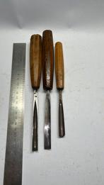 3 antieke gutsen ( guts beitels ), Ophalen of Verzenden