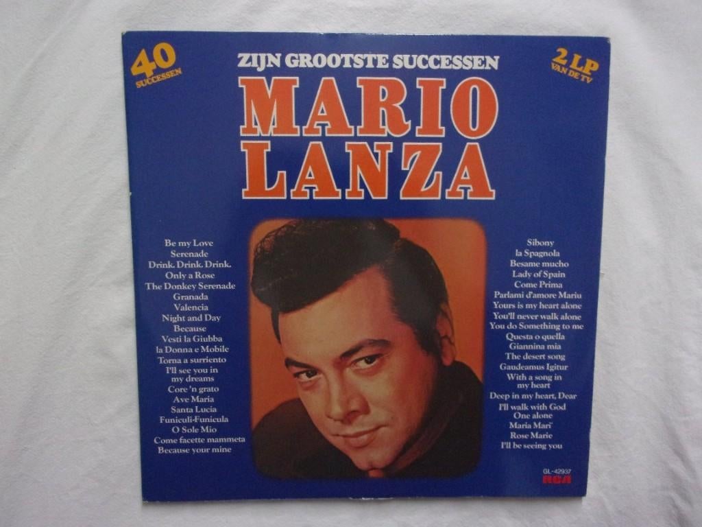 Mario Lanza - Zijn grootste successen LP, Ophalen of Verzenden, Gebruikt, 12 inch